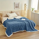 Urban Soft - Edredom Cobertor Casal Grosso Aconchegante Textura de Lã + BRINDE