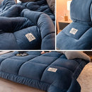 Luar Macio - Edredom Cobertor Casal Forrado Grosso Aconchegante Textura de Lã + BRINDE