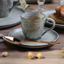 Aparelho de Jantar Pistache Bio –  (com Brinde) | Serve 06 Pessoas