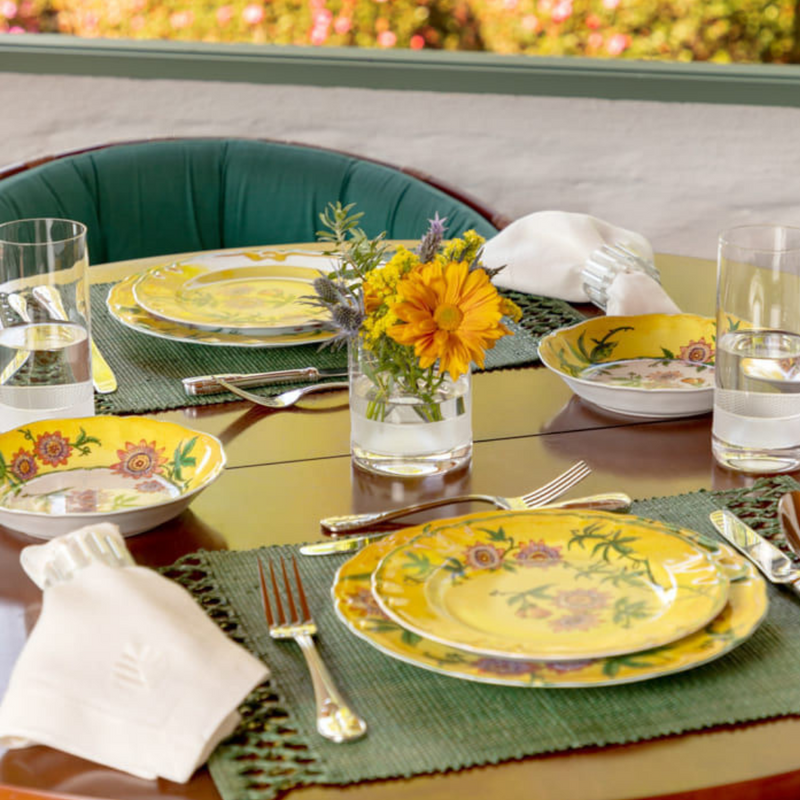 Aparelho de Jantar Flores – 60 peças (com Brinde) | Serve 06 Pessoas