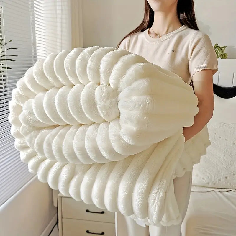 Lume Dream - Edredom Cobertor Casal Grosso Aconchegante Textura de Lã + BRINDE