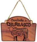 Placa Cantinho Do Churrasco - Decoração Mdf Cortes Bovino