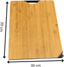 Kit Churrasco 5 Peças com Tábua de Corte em Bambu e Afiador Embutido – Faca, Garfo, Espátula, Pegador e Maleta – Presente para Amantes de Churrasco