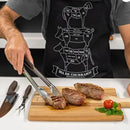 Kit Churrasco 3 Peças Tramontina Plenus 23498449 Marrom