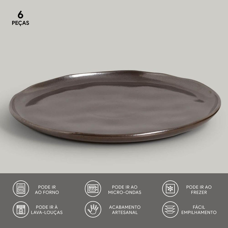 Aparelho de Jantar Cores Radiantes – (com Brinde) | Serve 06 Pessoas