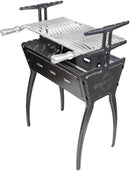 Caverna Do Bodão Churrasqueira Alumínio Fundido 81 Cm Preto Craquelado Resistente ao Tempo