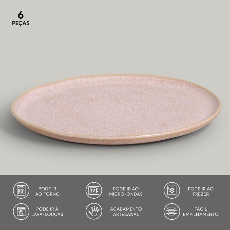 Aparelho de Jantar Cores Radiantes – (com Brinde) | Serve 06 Pessoas