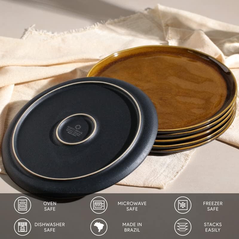 Aparelho de Jantar Cores Radiantes – (com Brinde) | Serve 06 Pessoas