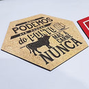 Kit com 3 placas em MDF - Churrasco - Cerveja