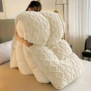 Brisa do Campo - Edredom Cobertor Casal Grosso Aconchegante Textura de Lã + BRINDE