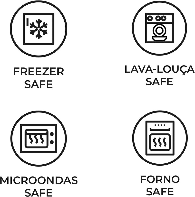 Aparelho de Jantar Cores Radiantes – (com Brinde) | Serve 06 Pessoas