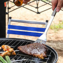 Kit Conjunto Profissional para Churrasco em Aço Inox com maleta 15 peças