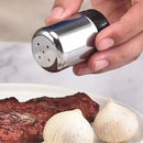 Kit Churrasco Completo 8 Peças em Inox e Cabo de Madeira, com Estojo Avental Faca Garfo Pegador Espátula Saleiro Paliteiro e Luva FLA BLESS