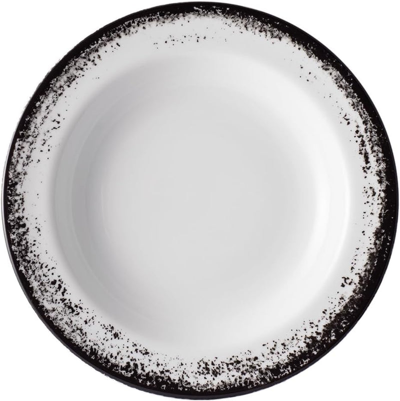 Aparelho de Jantar  Névoa Preto - Serve 06 pessoas (COLEÇÃO NÉVOA)