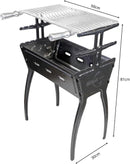 Caverna Do Bodão Churrasqueira Alumínio Fundido 81 Cm Preto Craquelado Resistente ao Tempo