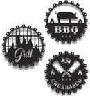 Decoração Cantinho Churrasco Placa Decorativa Churrasqueira