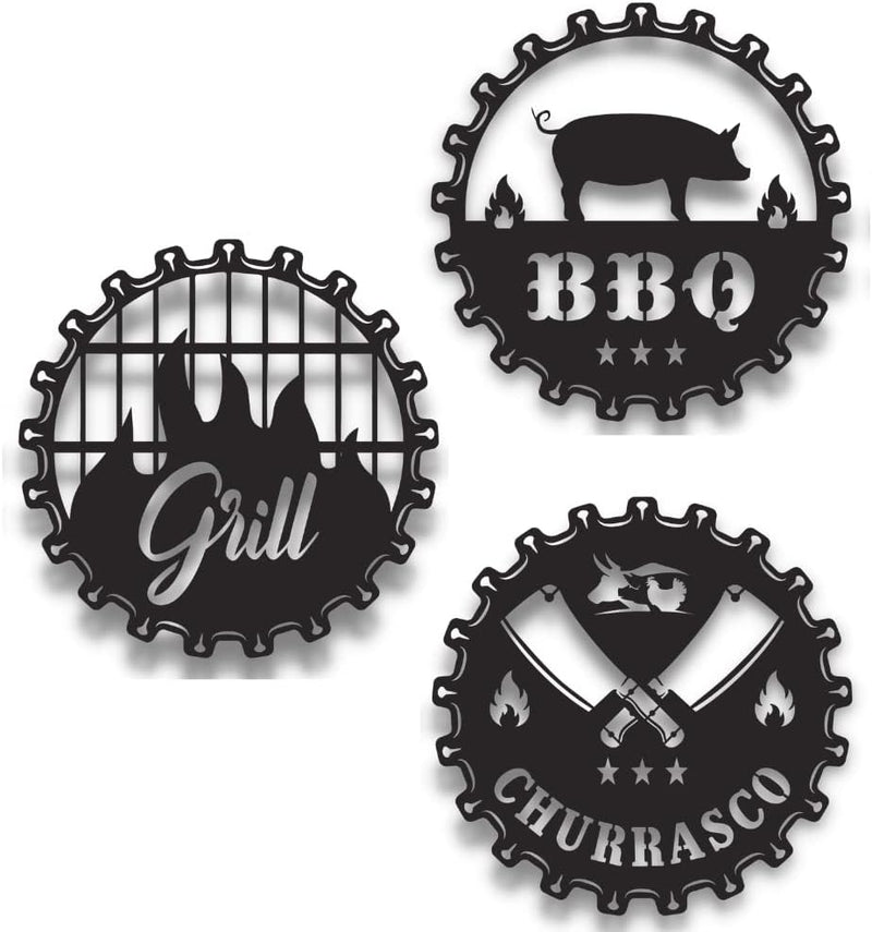 Decoração Cantinho Churrasco Placa Decorativa Churrasqueira