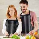 RUIBOLU Avental ajustável com 2 bolsos, aventais de algodão para cozinha e cozinha para mulheres, homens, chef, restaurante, churrasco, pintura