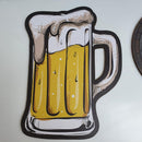 Kit com 6 placas decorativas em MDF - Churrasco - Bebidas - Cerveja