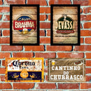KIT 20 PLACAS QUADROS DECORATIVO TEMA CHURRASCO E CERVEJA