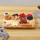 Khinya: Petisqueira com Tampa e 6 Compartimentos