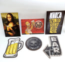 Kit com 6 placas decorativas em MDF - Churrasco - Bebidas - Cerveja