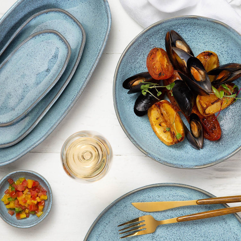 Aparelho de Jantar Cores Radiantes – (com Brinde) | Serve 06 Pessoas