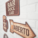 Kit 5 Placas Em Mdf Frases Churrasco Bar Boteco Cerveja