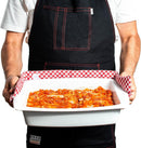 Avental Masculino Feminino Ajustável Confortável Costura Dupla Algodão inclui Toalha de panela resistente ao calor