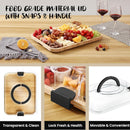 Khinya: Petisqueira com Tampa e 6 Compartimentos