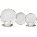 Aparelho de Jantar  White Gold  – (com Brinde) | Serve 06 Pessoas