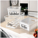 Kit Organizador Geladeira 8 Peças | PRÉ-BLACK FRIDAY!