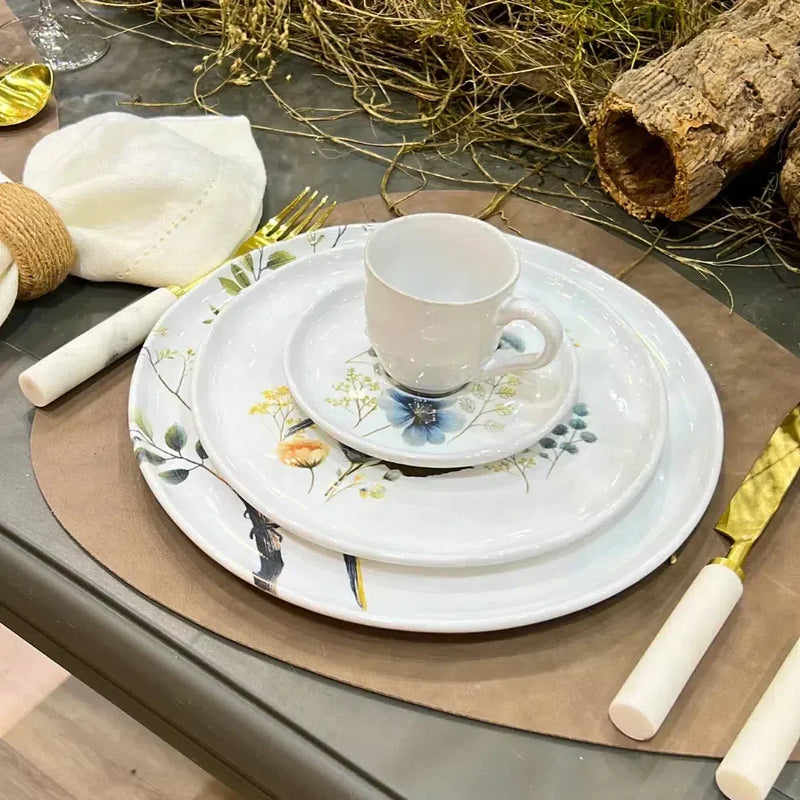 Aparelho de Jantar Natureza Brasil – 60 peças (com Brinde) | Serve 06 Pessoas