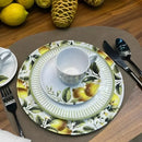 Aparelho de Jantar Natur Flores - Serve 06 pessoas