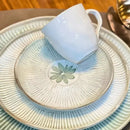 Aparelho de Jantar Verde Flor –  (com Brinde) | Serve 06 Pessoas