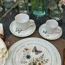 Aparelho de Jantar Borboleta – 60 peças (com Brinde) | Serve 06 Pessoas