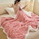 Urban Soft - Edredom Cobertor Casal Grosso Aconchegante Textura de Lã + BRINDE