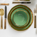 Aparelho de Jantar Marroquino Verde  – (com Brinde) | Serve 06 Pessoas