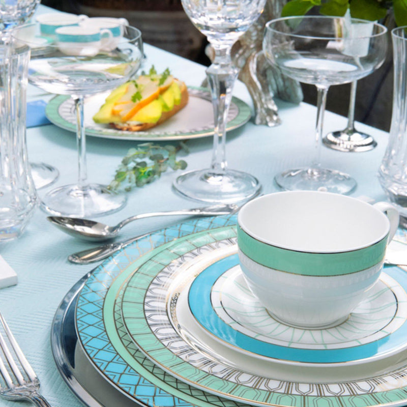 Aparelho de Jantar Café e Chá Marina  – 60 peças (com Brinde) | Serve 06 Pessoas